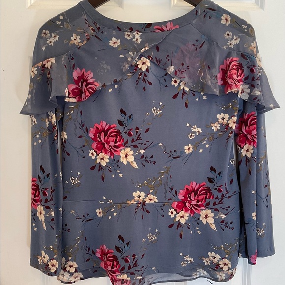 White House Black Market Floral Blouse - Size XS - Picture 9 of 10